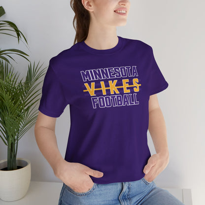 Unisex Jersey Short Sleeve Tee - Vikes Football