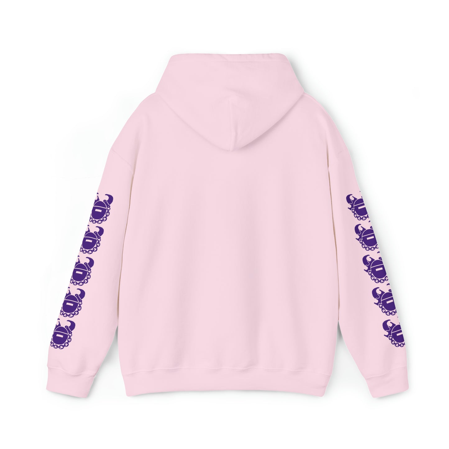 Unisex Heavy Blend™ Hooded Sweatshirt - Minnesota (Retro) + Game Day Helmet (Sleeves)