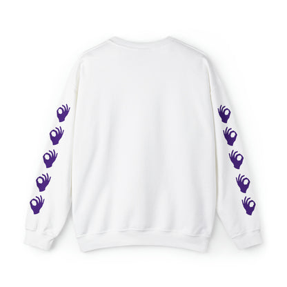 Unisex Heavy Blend™ Crewneck - Griddy Dance + Hands (Sleeves)