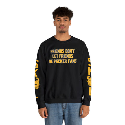 Unisex Heavy Blend™ Crewneck - Friends Don't Let Friends + The Original (Sleeves)