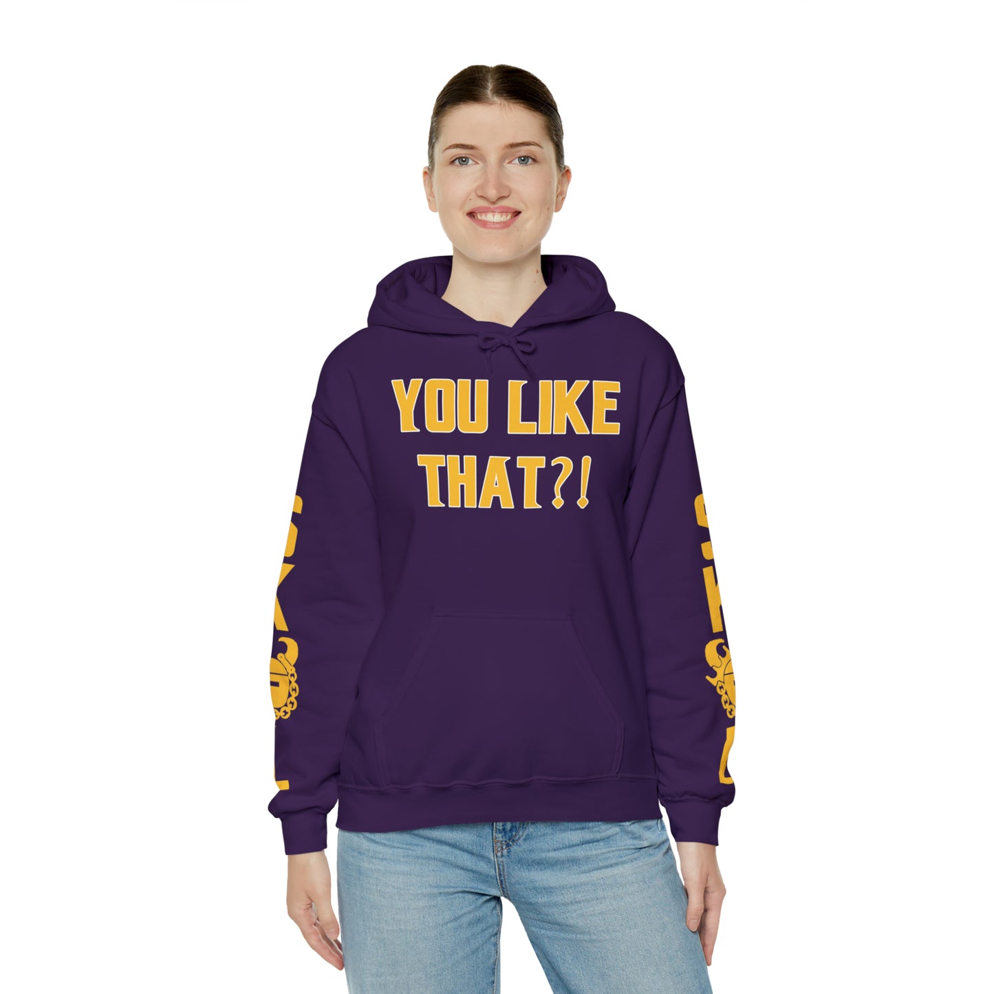 Unisex Heavy Blend™ Hooded Sweatshirt - YOU LIKE THAT?! + Original (Sleeves)