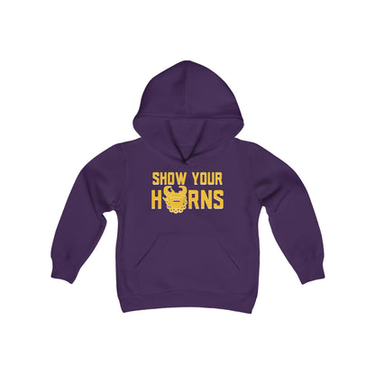 Youth Heavy Blend Hoodie - Show Your Horns