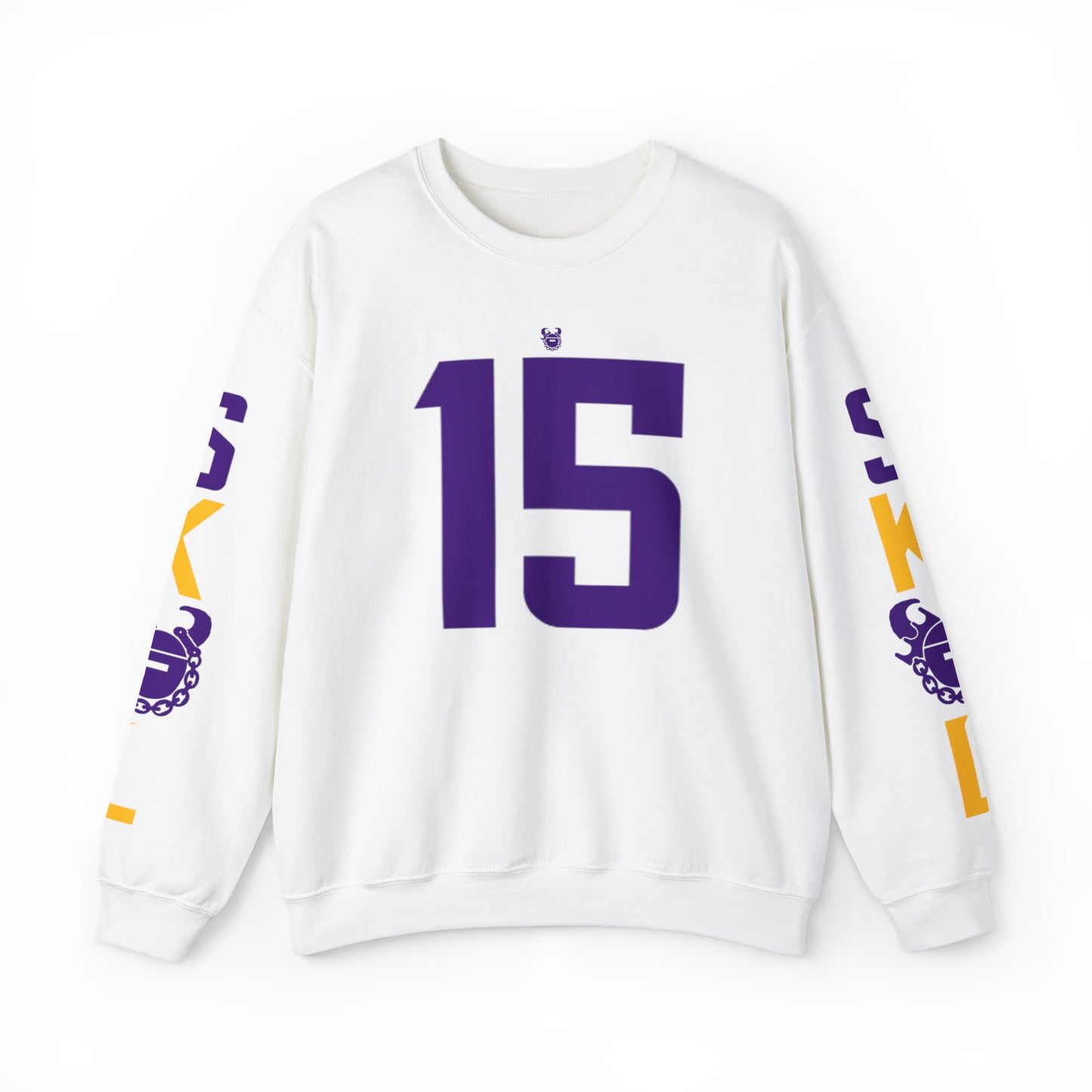 Unisex Heavy Blend™ Crewneck - Jersey #15 + The Original (Sleeves)