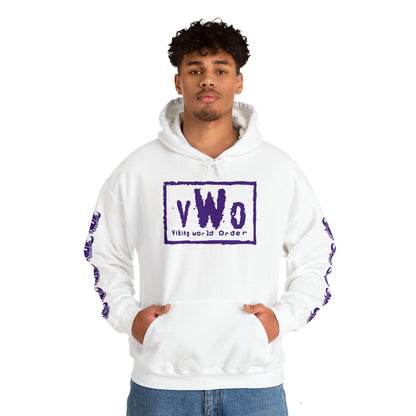Unisex Heavy Blend™ Hooded Sweatshirt - VWO (Framed) + Game Day Helmet (Sleeves)