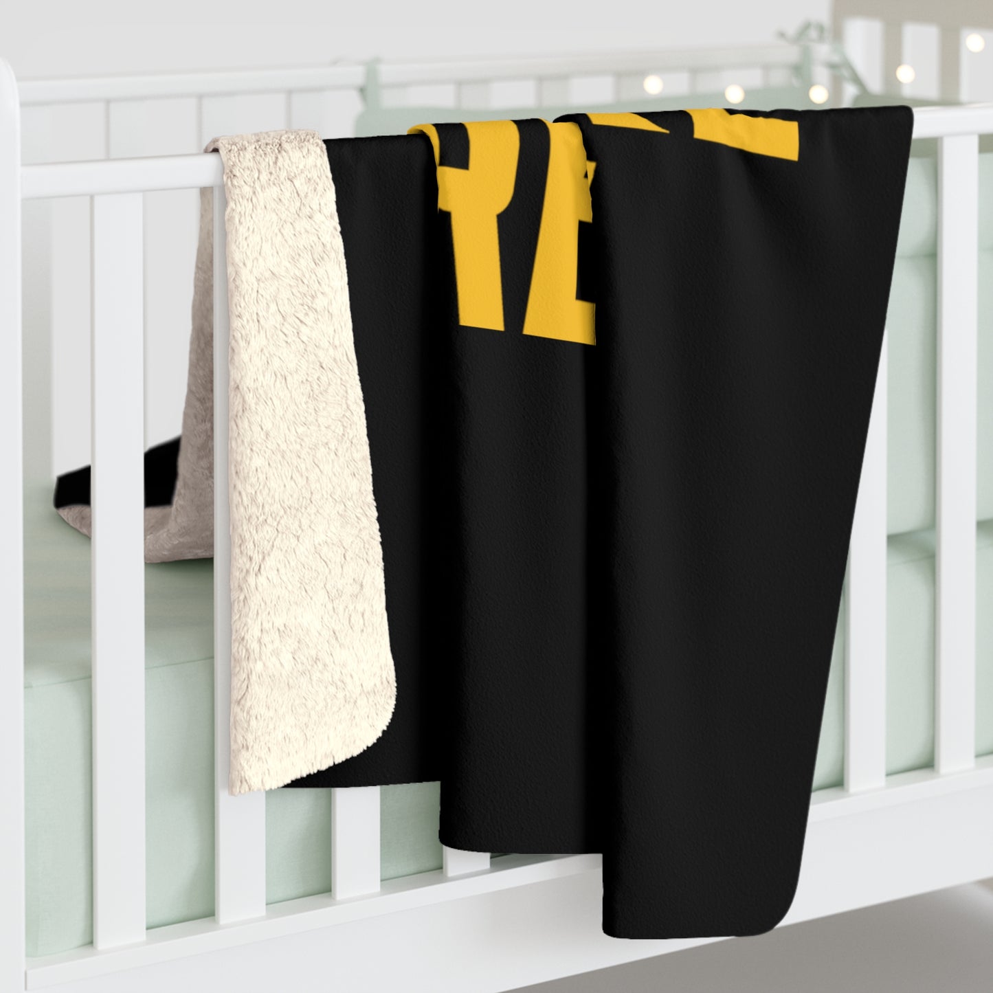 Sherpa Fleece Blanket - Black - Tailgate Crew