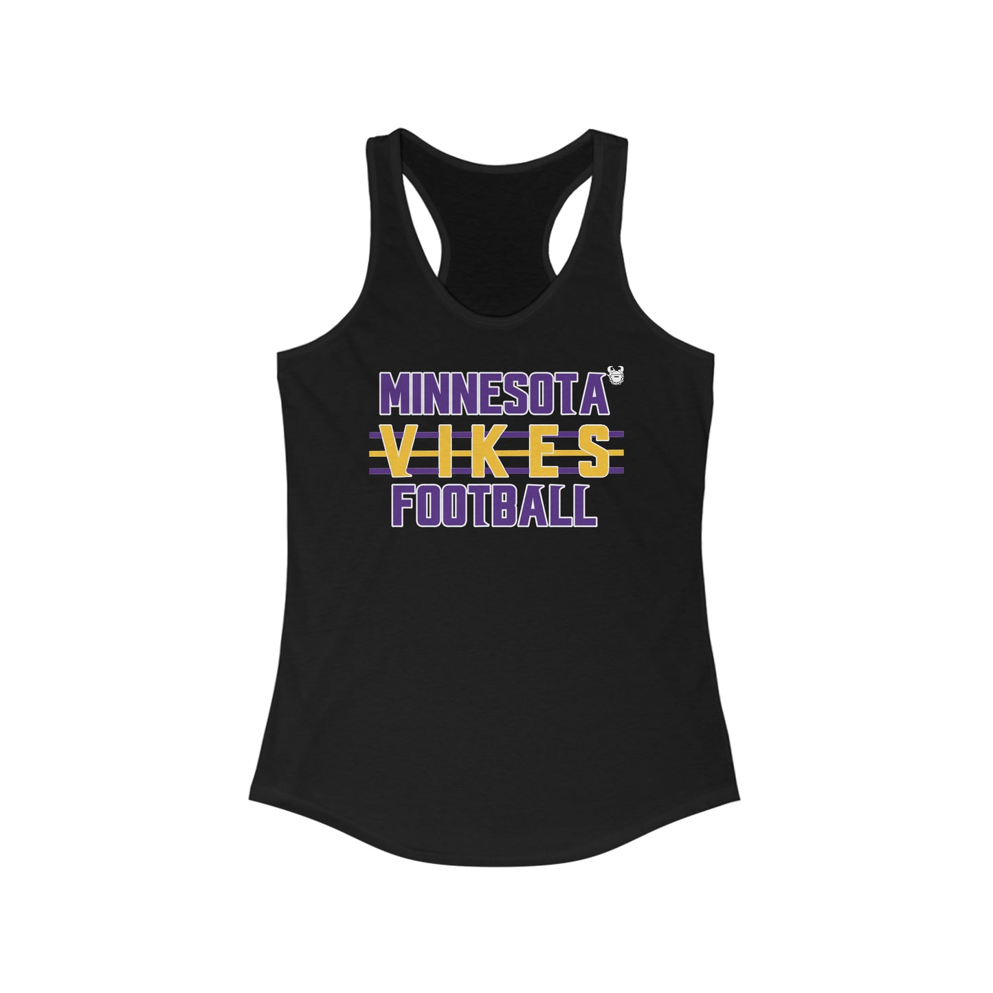 Ladies Ideal Racerback Tank - Vikes Football