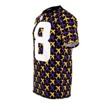 Unisex Cut & Sew Tee - Jet Planes - Jersey #18