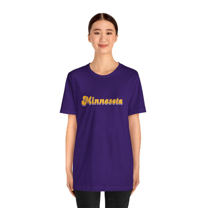 Unisex Jersey Short Sleeve Tee - Minnesota (Retro)
