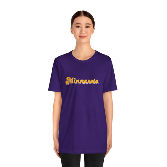 Unisex Jersey Short Sleeve Tee - Minnesota (Retro)