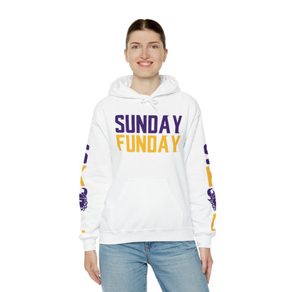 Unisex Heavy Blend™ Hooded Sweatshirt - SUNDAY FUNDAY + Original (Sleeves)