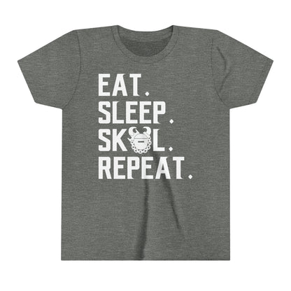 Youth T-Shirt - Eat. Sleep. Repeat.
