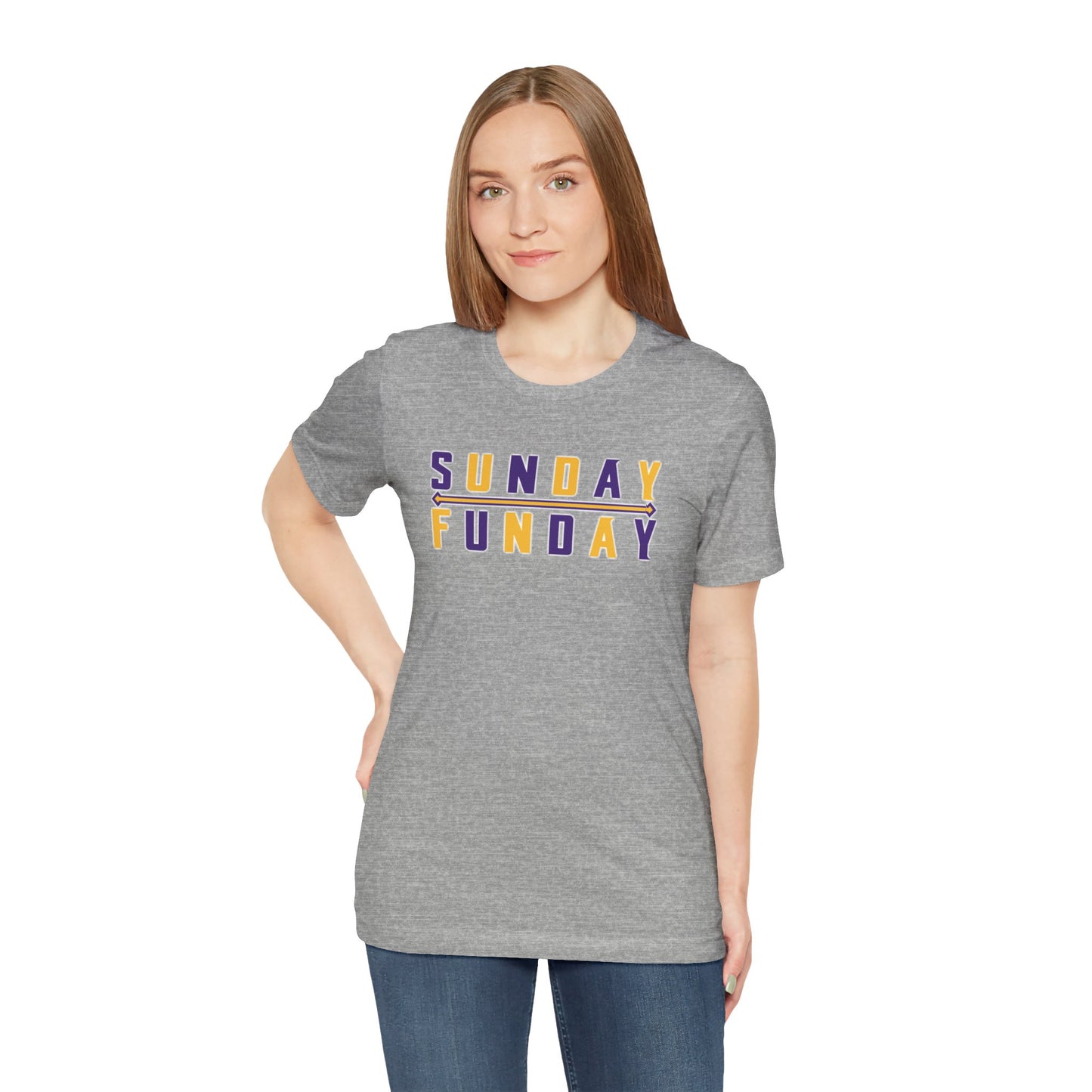 Unisex Jersey Short Sleeve Tee - Sunday FUNday