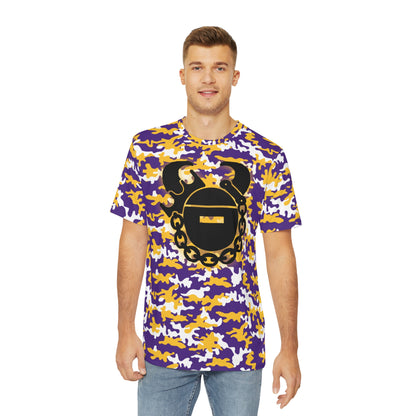 Men's Polyester Tee - Camo - Game Day Helmet