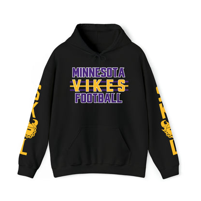 Unisex Heavy Blend™ Hooded Sweatshirt - Vikes Football + Original (Sleeves)