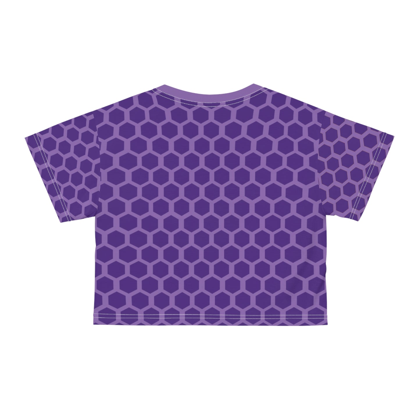 Crop Tee - Purple Hex - to da BOWL