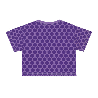 Crop Tee - Purple Hex - to da BOWL