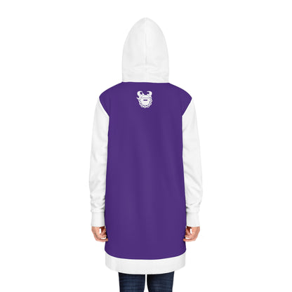 Hoodie Dress - Purple/White - On Sundays