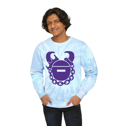 Tie-Dye Crewneck - Game Day Helmet