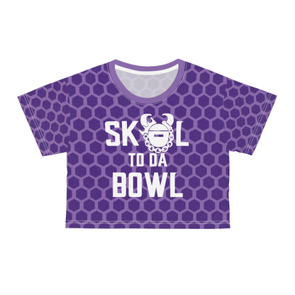 Crop Tee - Purple Hex - to da BOWL