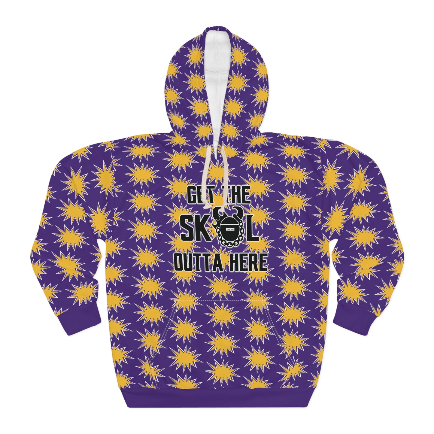 Unisex Pullover Hoodie - Booms - Get OUTTA Here