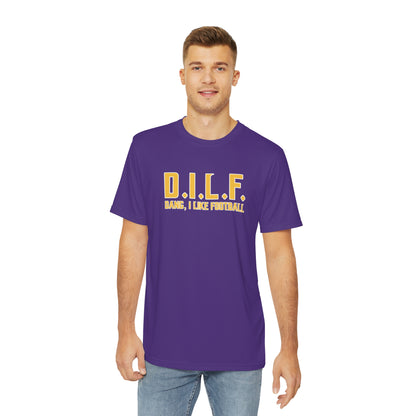 Men's Polyester Tee - Purple - D.I.L.F.