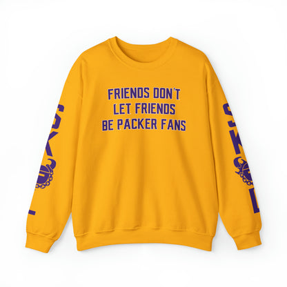 Unisex Heavy Blend™ Crewneck - Friends Don't Let Friends + The Original (Sleeves)