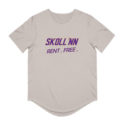 Men's Curved Hem Tee - SKOLL'NN - Rent Free
