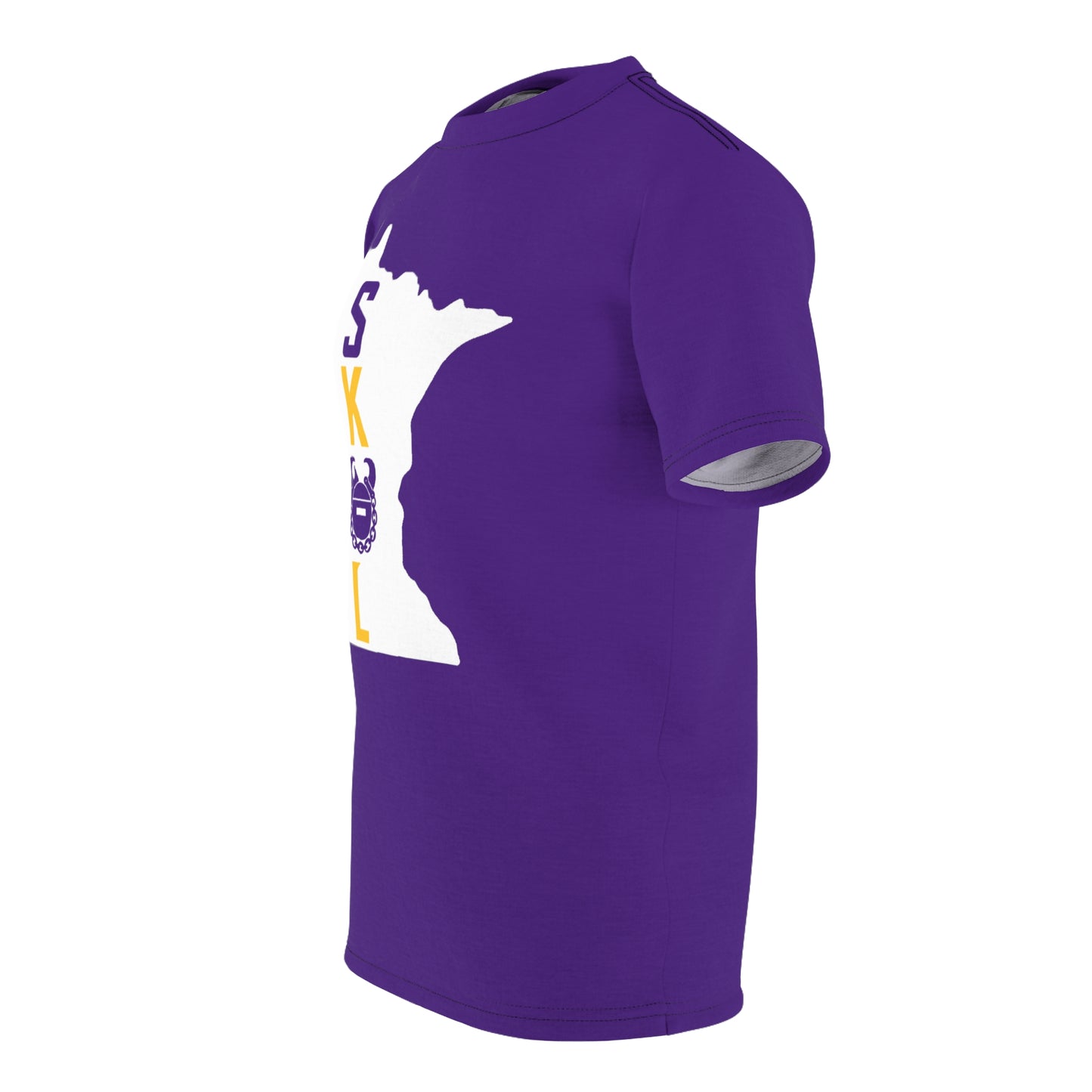 Unisex Cut & Sew Tee - Purple - Minnesota