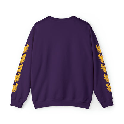 Unisex Heavy Blend™ Crewneck - Wife for Tickets + Game Day Helmet (Sleeves)