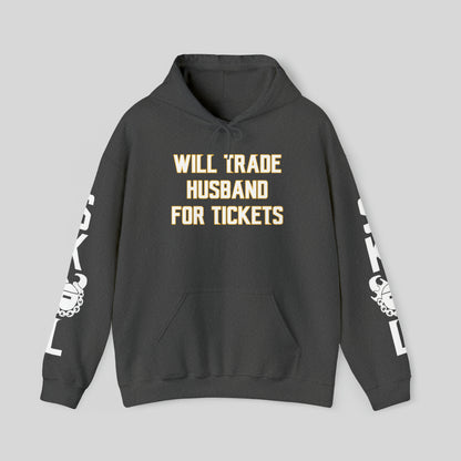 Unisex Heavy Blend™ Hooded Sweatshirt - Husband for Tickets + Original (Sleeves)