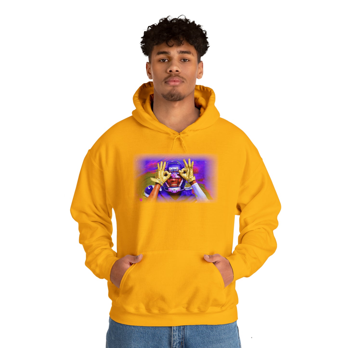 Unisex Heavy Blend™ Hoodie - Griddy (Color Blast)