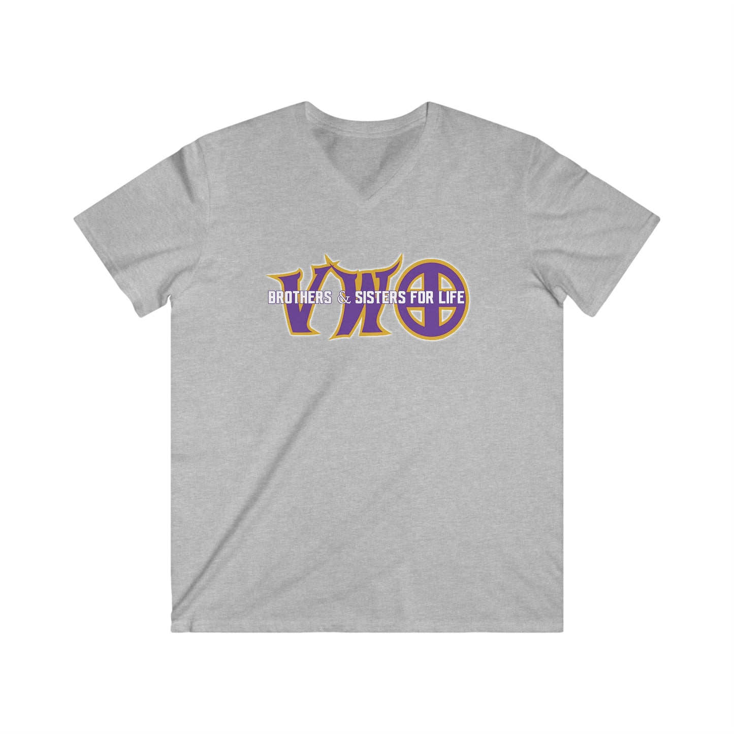 Men's Fitted V-Neck Short Sleeve - VWO Brothers & Sisters