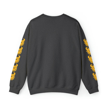 Unisex Heavy Blend™ Crewneck - Minnesota Football + Game Day Helmet (Sleeves)