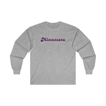 Ultra Cotton Long Sleeve - Minnesota (Retro)