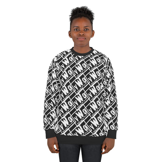 Unisex Crewneck - Black/White - VWO (Framed)