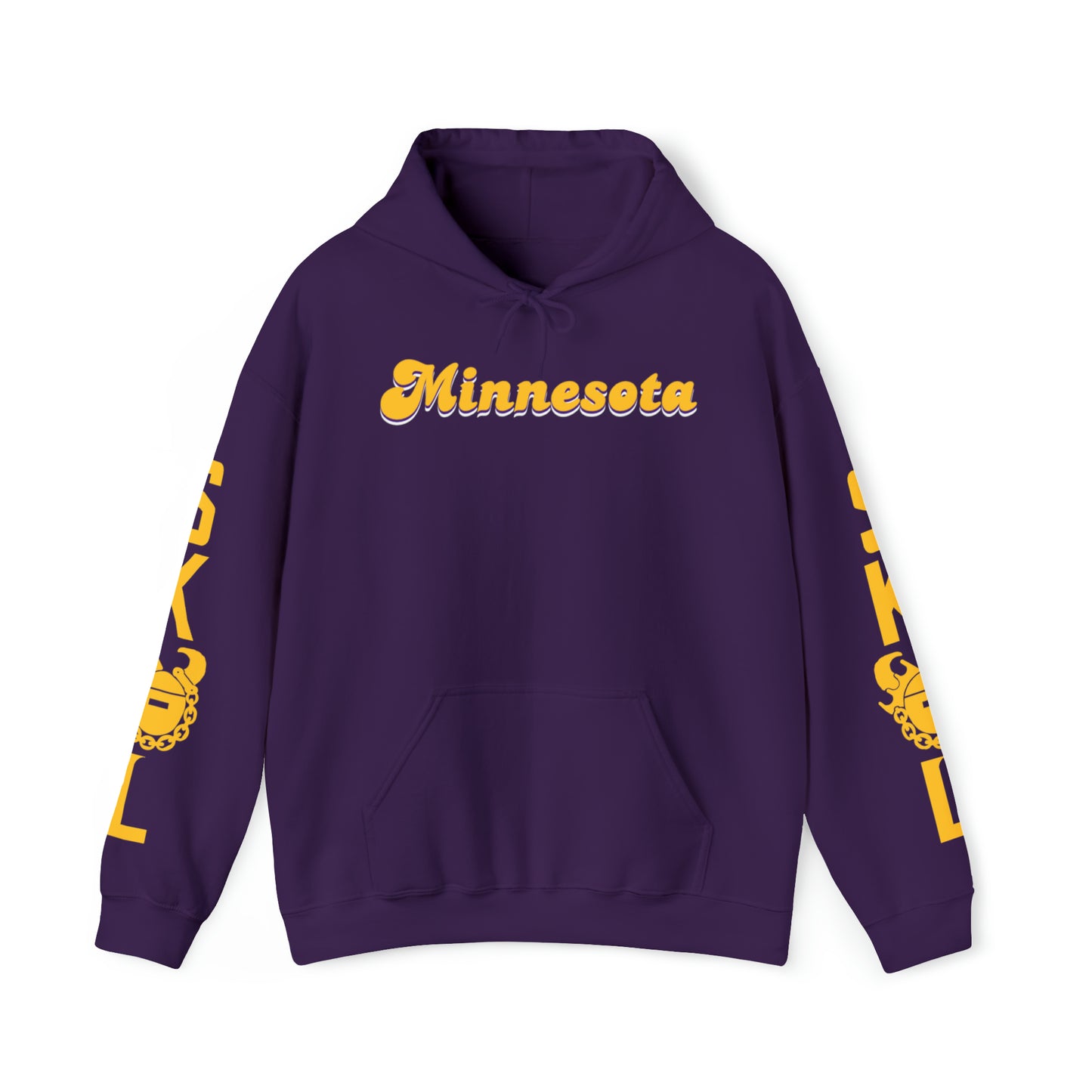 Unisex Heavy Blend™ Hooded Sweatshirt - Minnesota (Retro) + The Original (Sleeves)