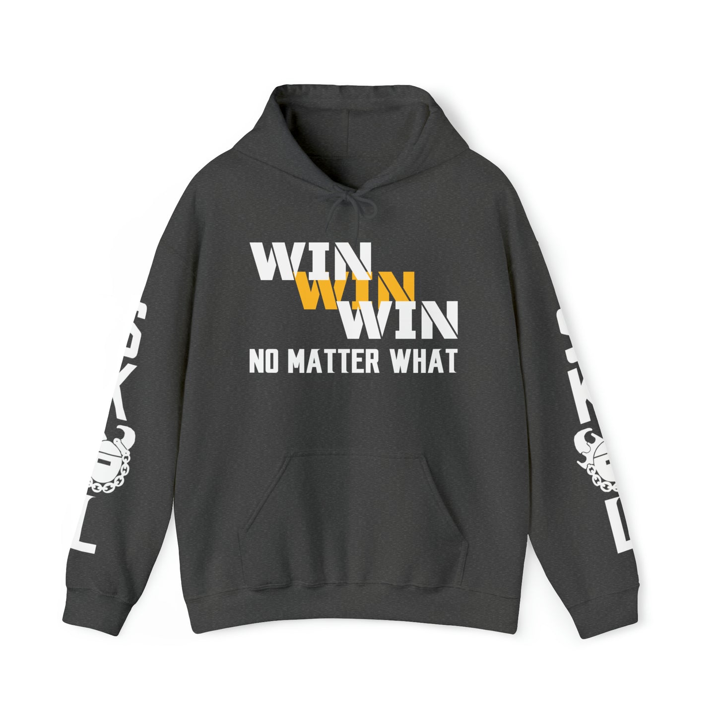 Unisex Heavy Blend™ Hooded Sweatshirt - No Matter What + Original (Sleeves)