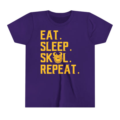 Youth T-Shirt - Eat. Sleep. Repeat.