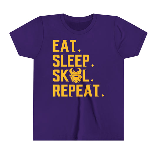 Youth T-Shirt - Eat. Sleep. Repeat.