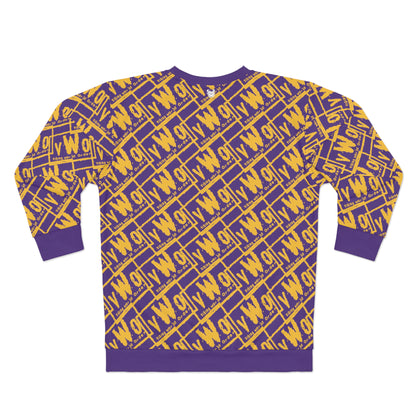 Unisex Crewneck - Purple/Gold - VWO (Framed)