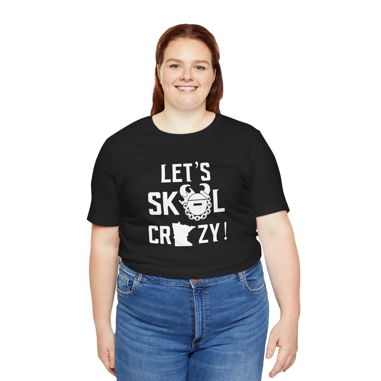 Unisex Jersey Short Sleeve Tee - Let's go Crazy!