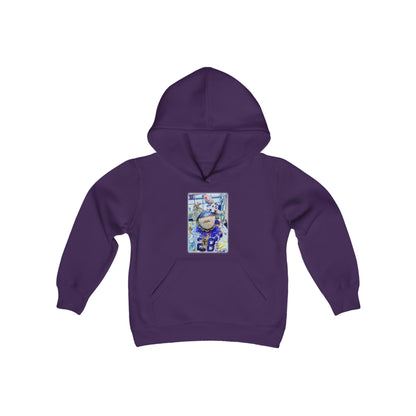 Youth Heavy Blend Hoodie - FANtastic - Winter Whiteout
