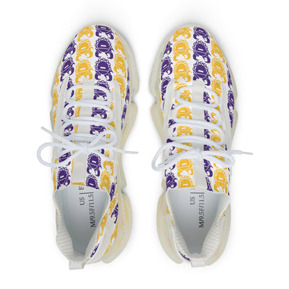 Men's Mesh Sneakers - Purple & Gold Helmets