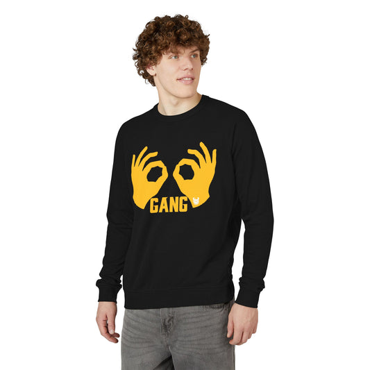 Unisex French Terry Raglan Crewneck - Griddy Gang