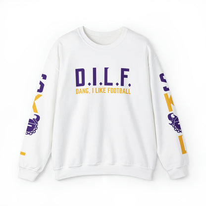 Unisex Heavy Blend™ Crewneck - D.I.L.F. + The Original (Sleeves)