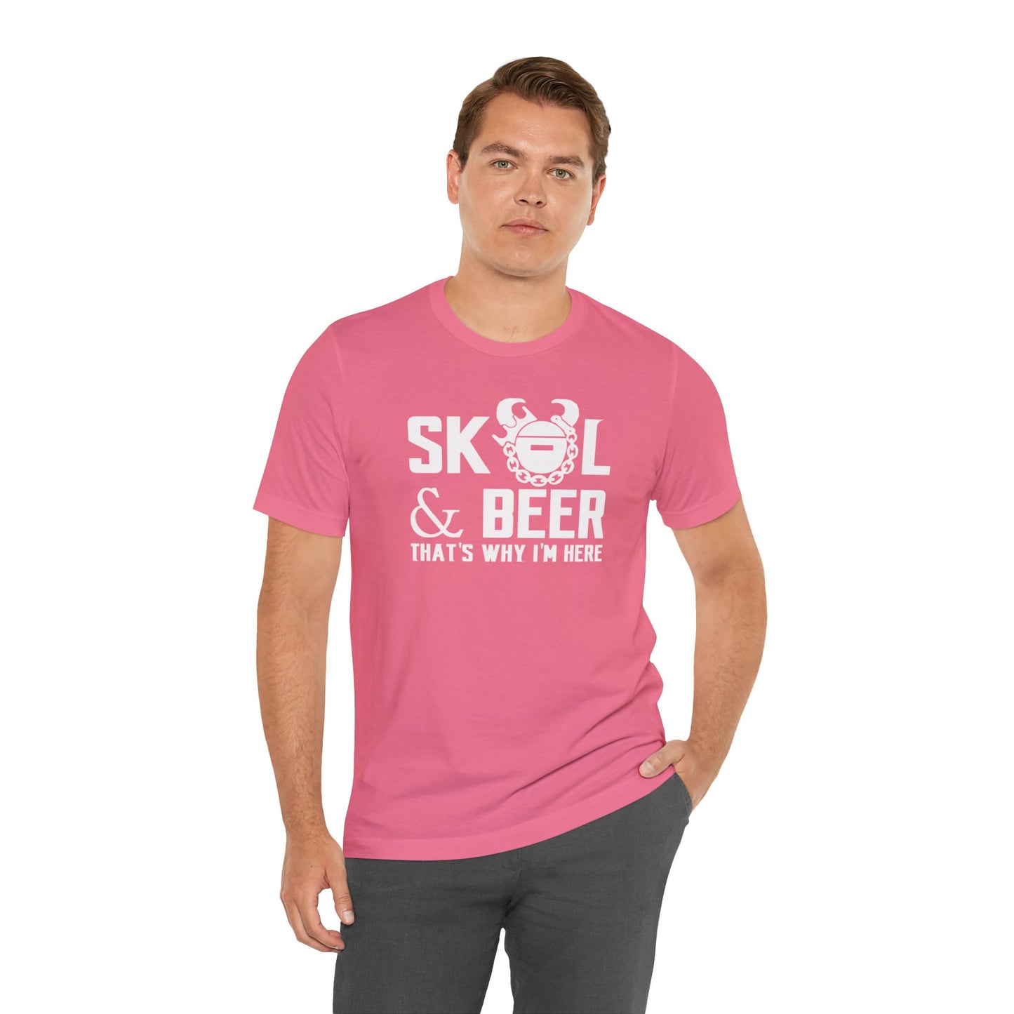Unisex Jersey Short Sleeve Tee - Football & BEER