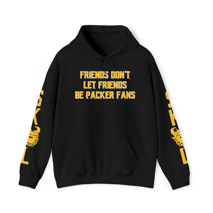 Unisex Heavy Blend™ Hooded Sweatshirt - Friends Don't Let Friends + Original (Sleeves)