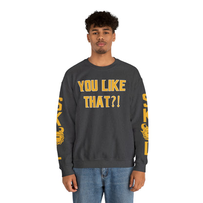 Unisex Heavy Blend™ Crewneck - YOU LIKE THAT?! + The Original (Sleeves)