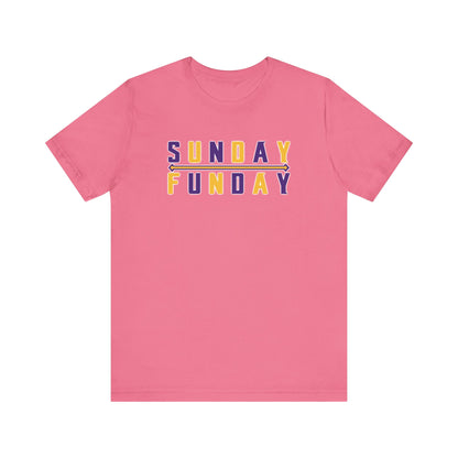 Unisex Jersey Short Sleeve Tee - Sunday FUNday