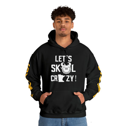 Unisex Heavy Blend™ Hooded Sweatshirt - Let's go Crazy! + Original (Sleeves)